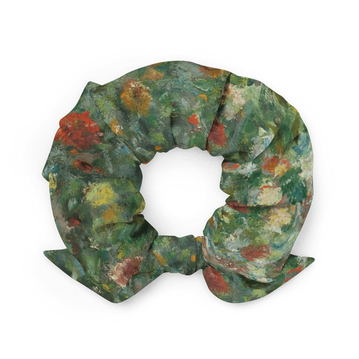 Monet Dahlias Fine Art Scrunchie with Bow product image (2)