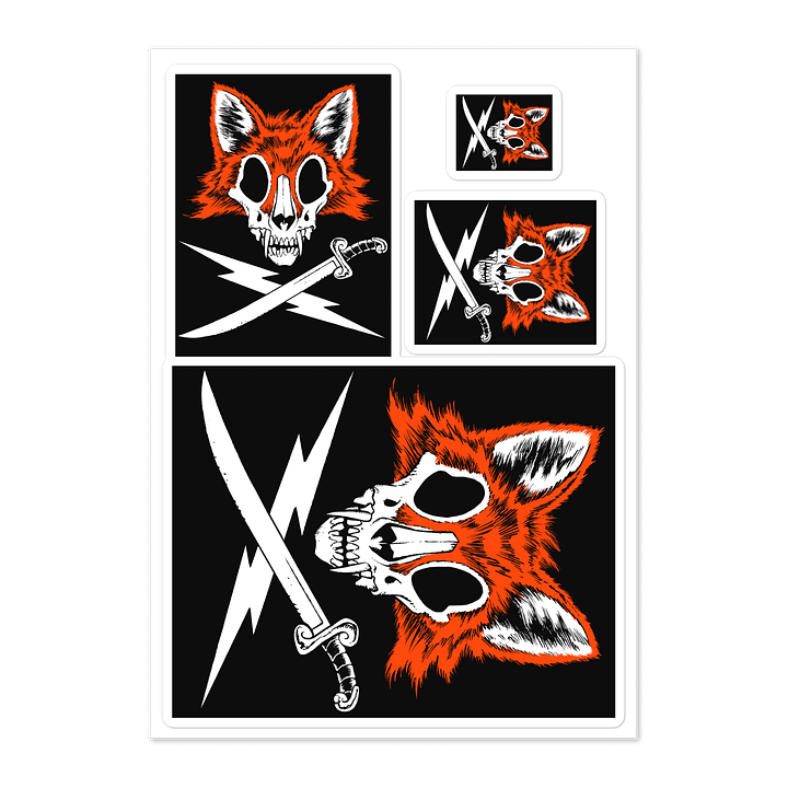 Captain Fox Sticker product image (1)