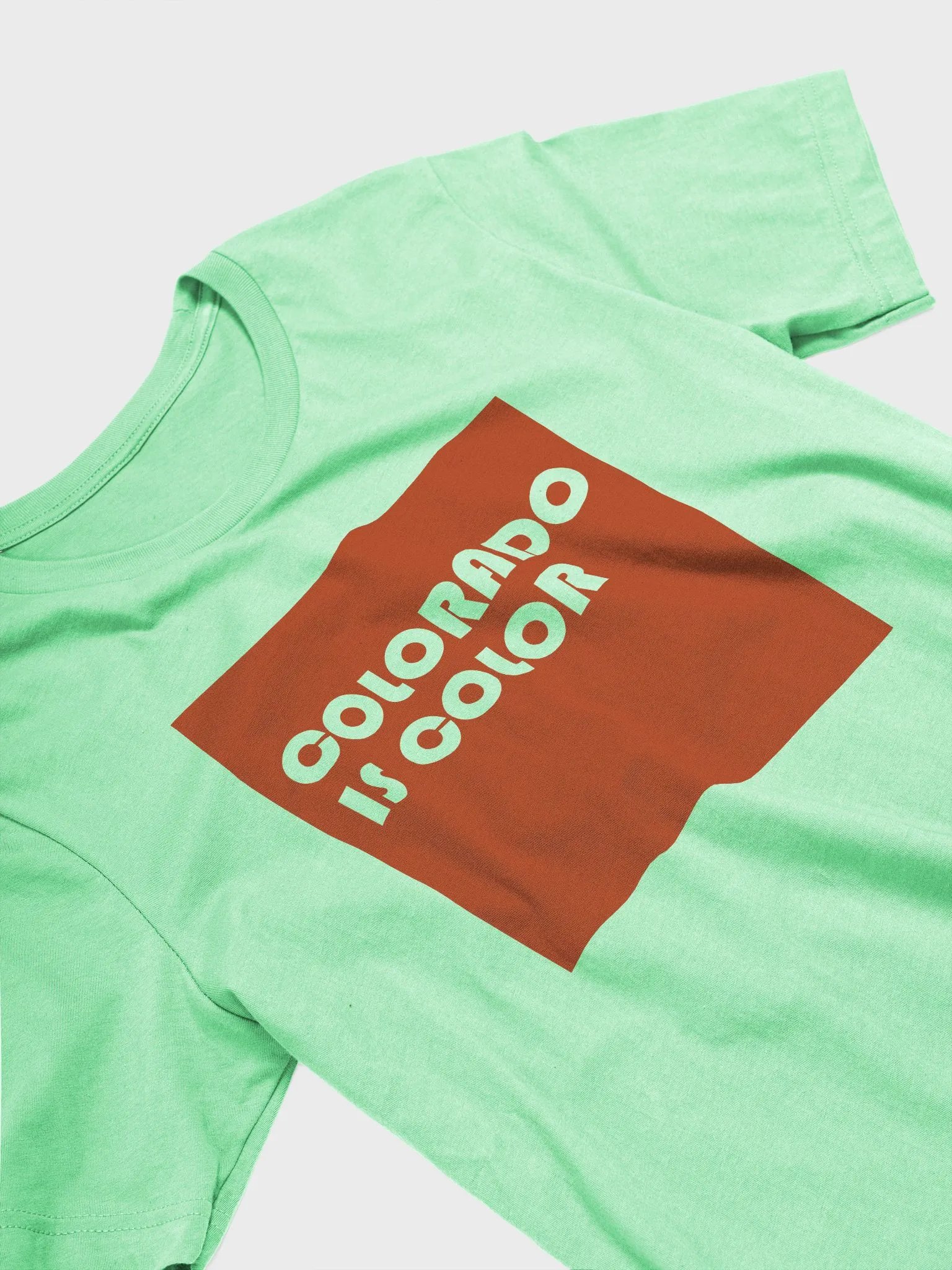 Burnt Orange on Mint product image (3)