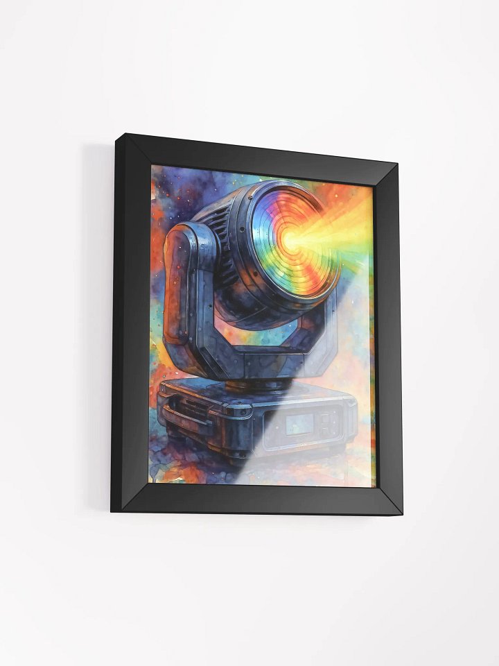 Theatrically Jerry: Abstract Prism Watercolor Moving Head Light Print product image (9)