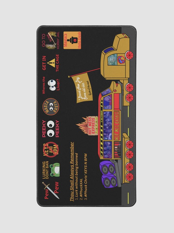 Hot N Messy Desk Mat 2 - 12x22'' product image (2)