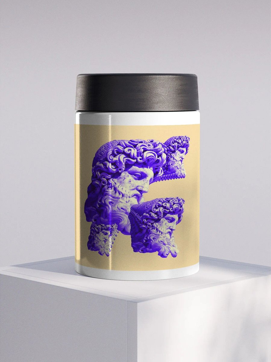 Zeus Glitch Stainless Steel Koozie product image (1)