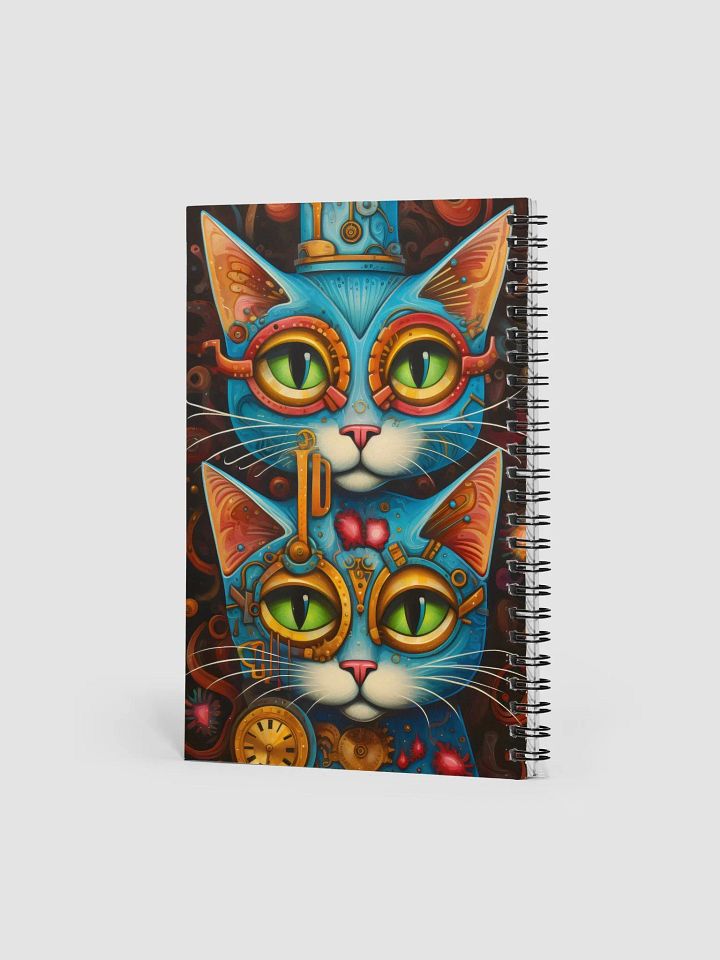 Steampunk Cats Spiral Notebook product image (2)