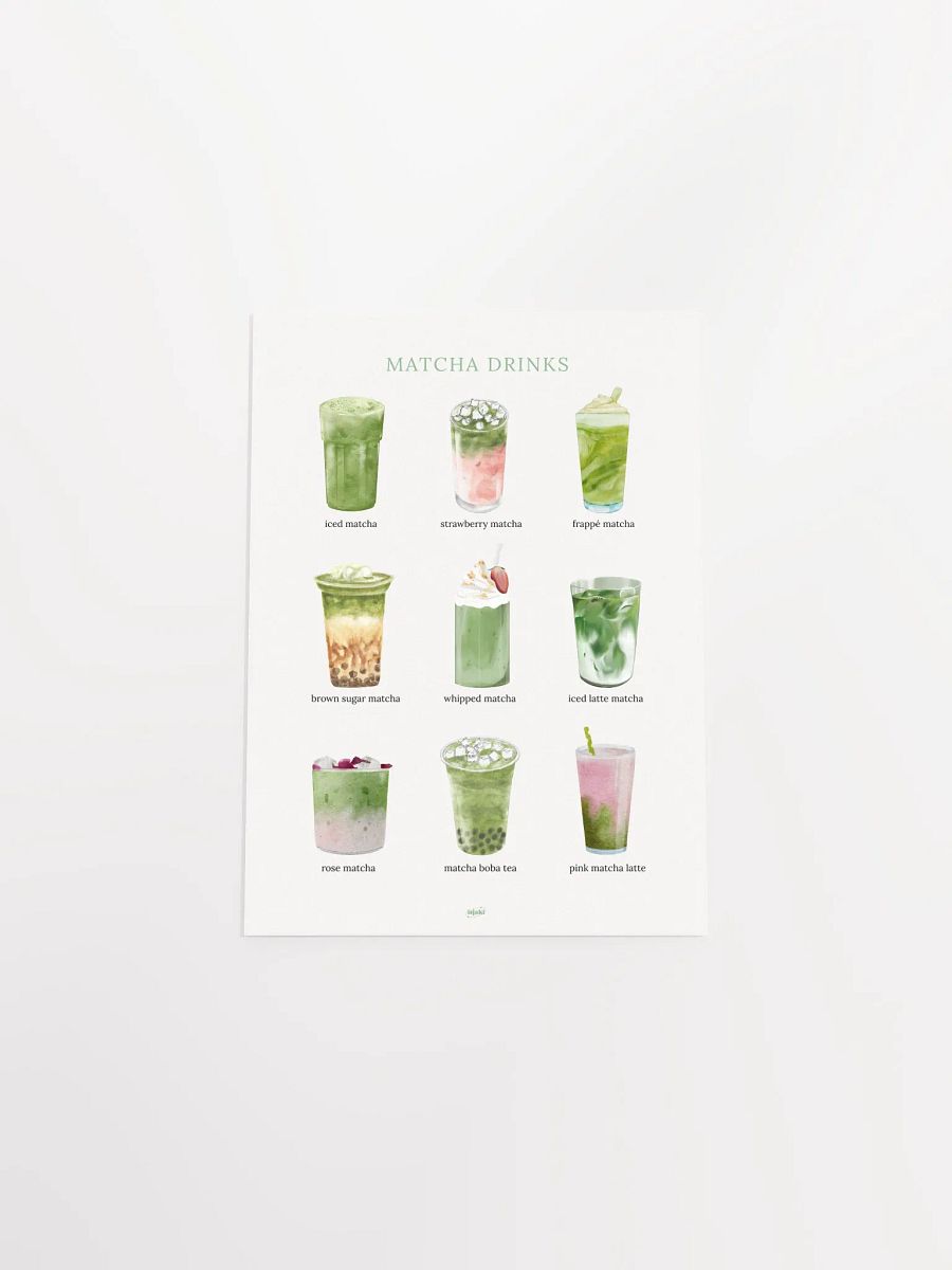 Matcha Drinks Watercolor product image (8)