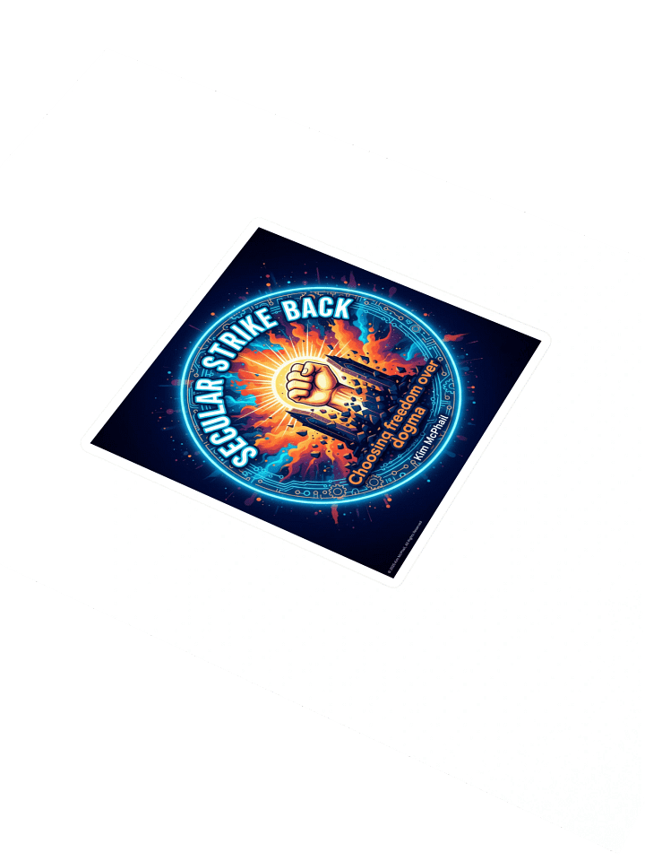Secular Strike Back Fistful Sticker Sheet product image (2)