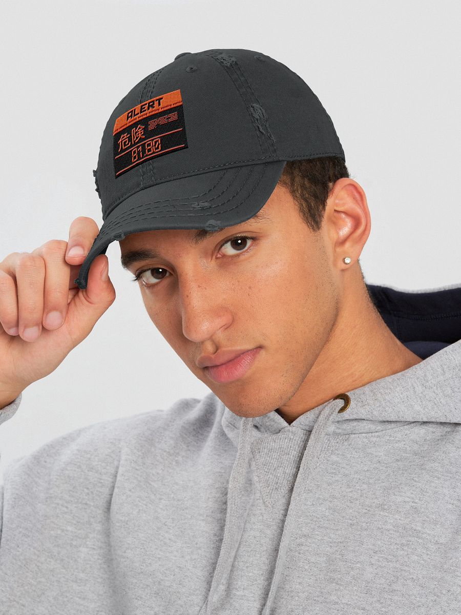 Snake Warning Signal Distressed Dad Hat product image (5)