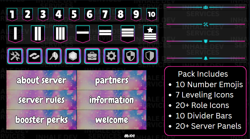 Pink to Cyan Full Pack - 60+ Images product image (1)