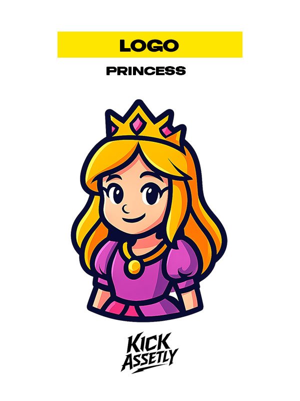 Princess - Mascot logo product image (1)