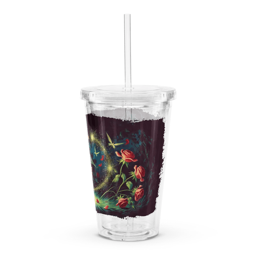 Enchanted Red Rose Fairy Double Wall Tumbler product image (4)