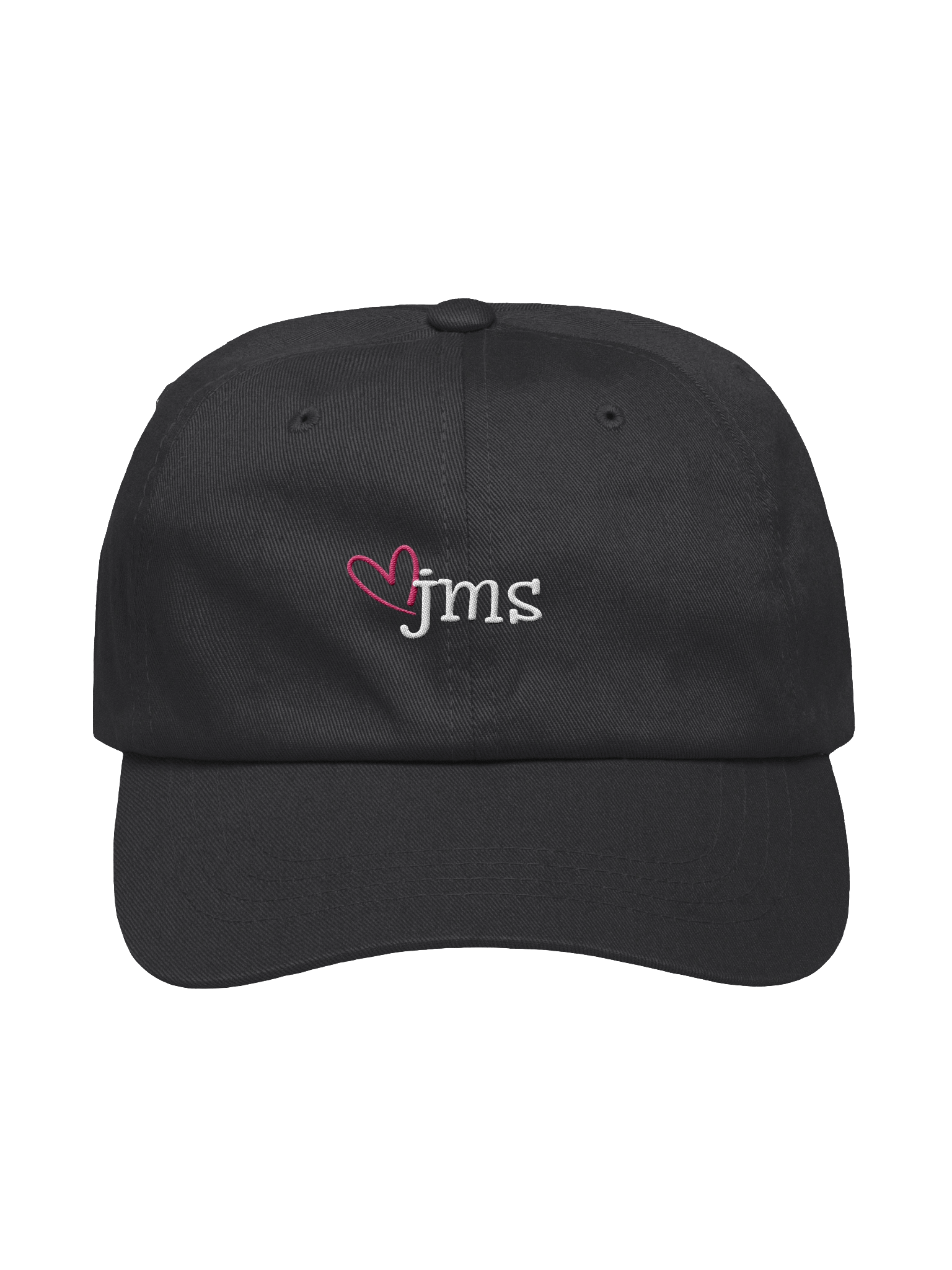 jms classic black dad hat product image (1)