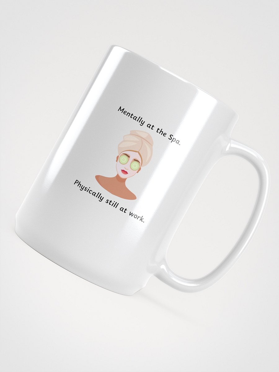 Spa Day Bliss White Glossy Mug product image (4)