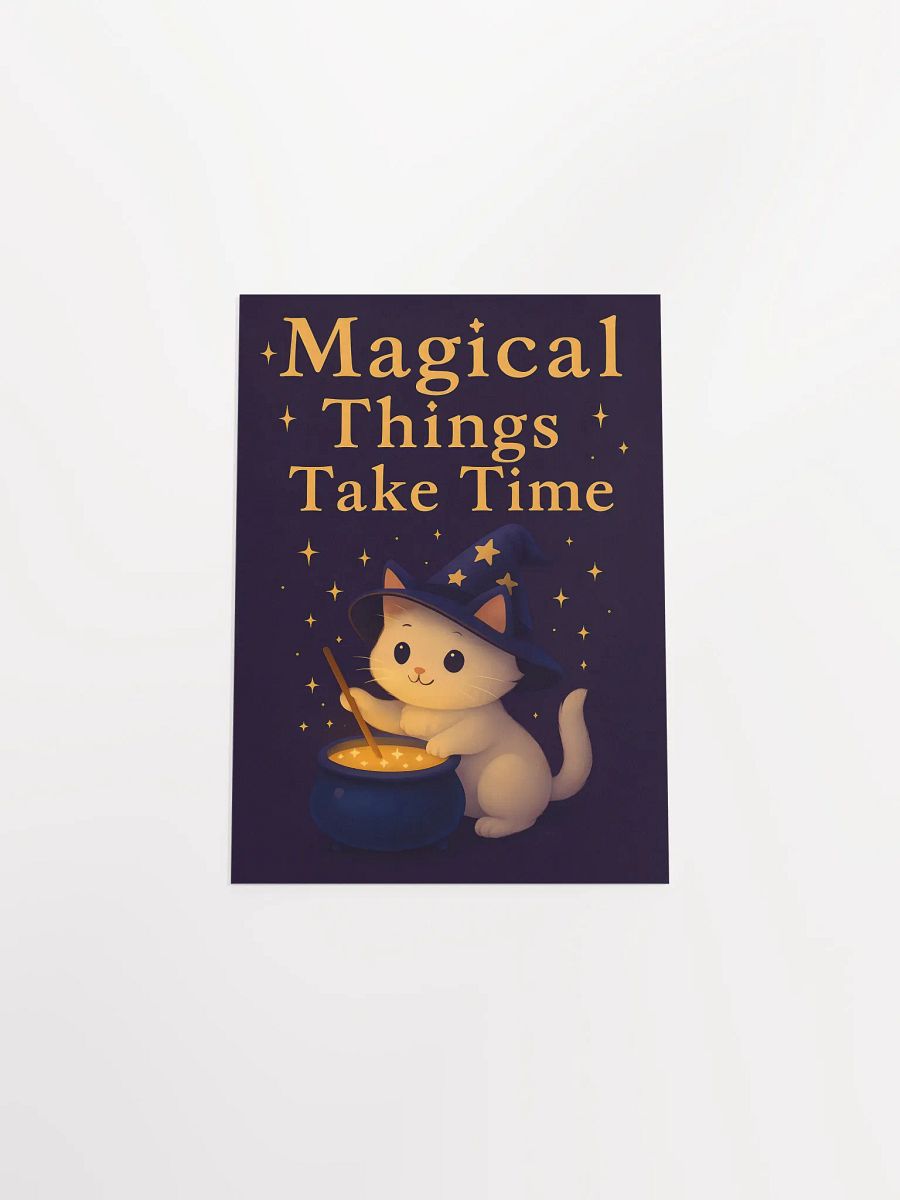 Magical Cute Cat Motivational Poster product image (20)