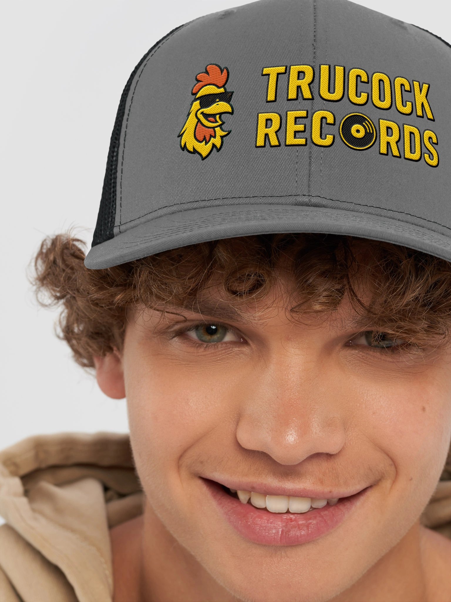 Trucock Records Hat, Charcoal product image (8)