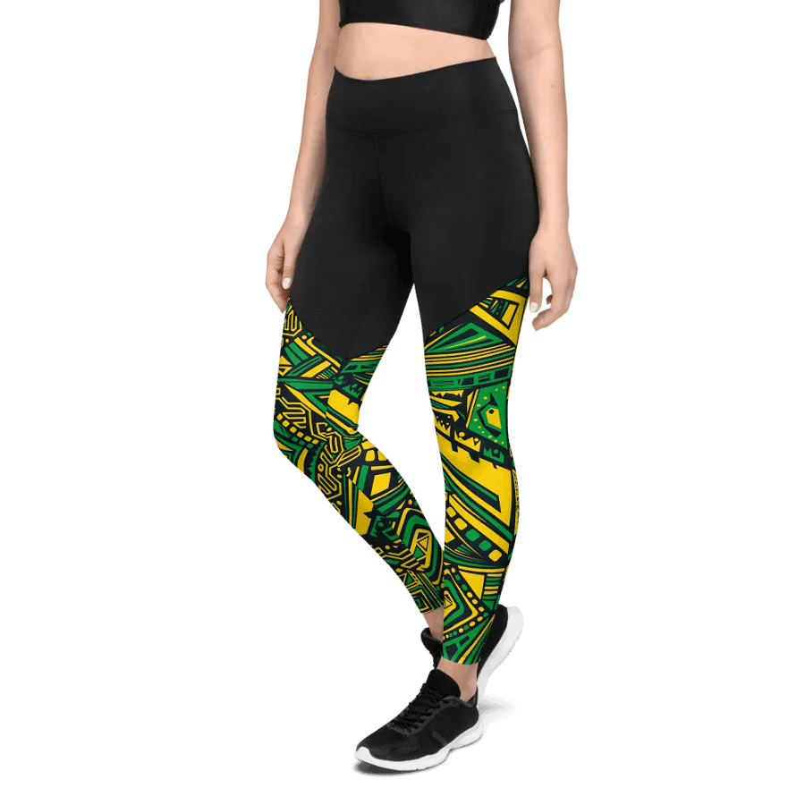 JAMAICA AZTEC PRINT LEGGIGS product image (9)