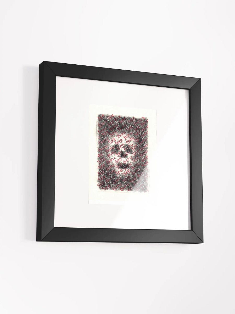 see thru Panel Card Print Framed product image (1)