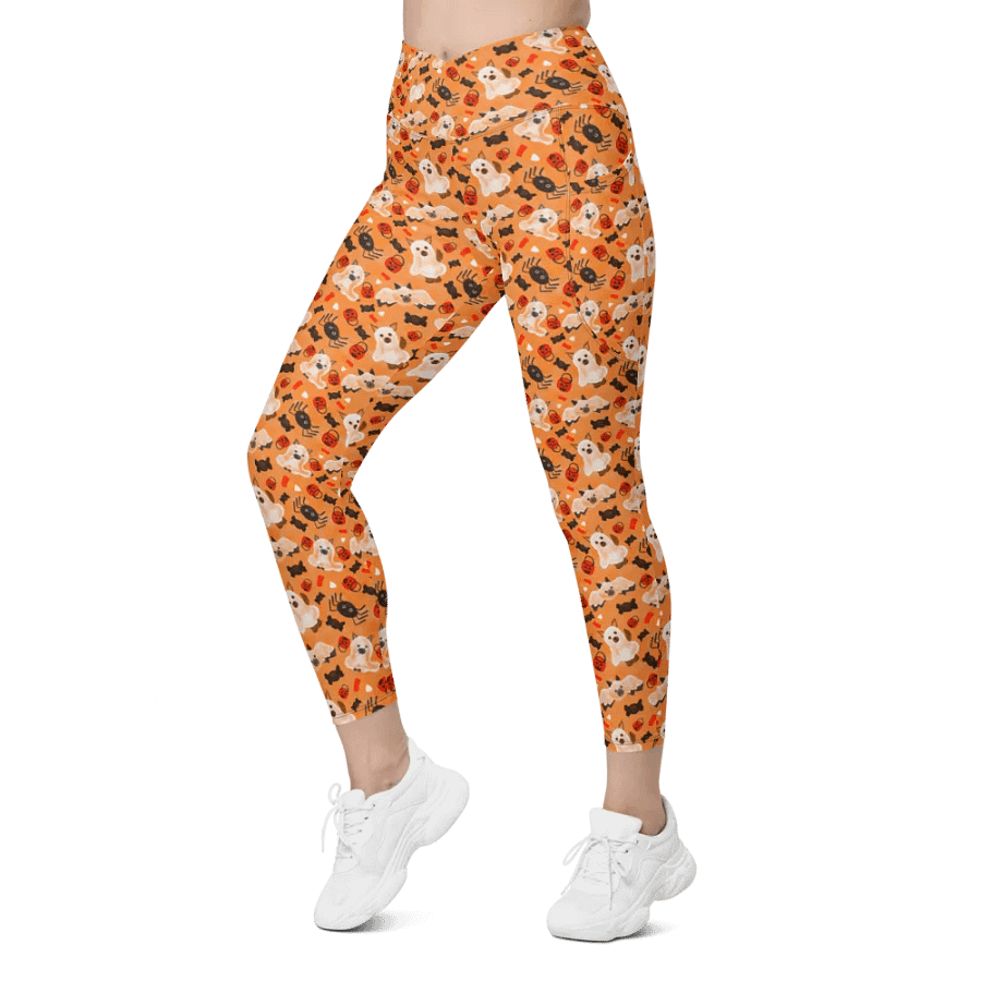 Boo! Crossover Adult Leggings product image (6)