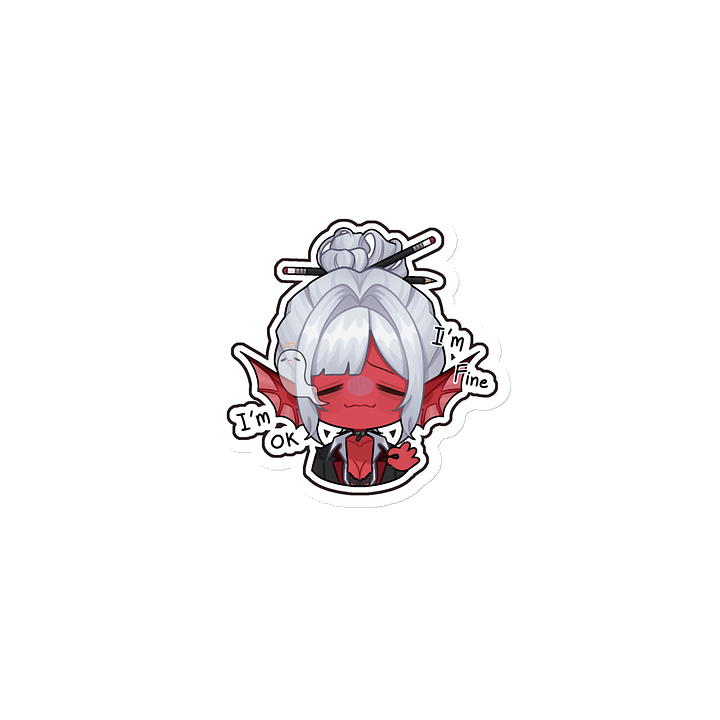 I'm Fine Emote Magnet product image (1)