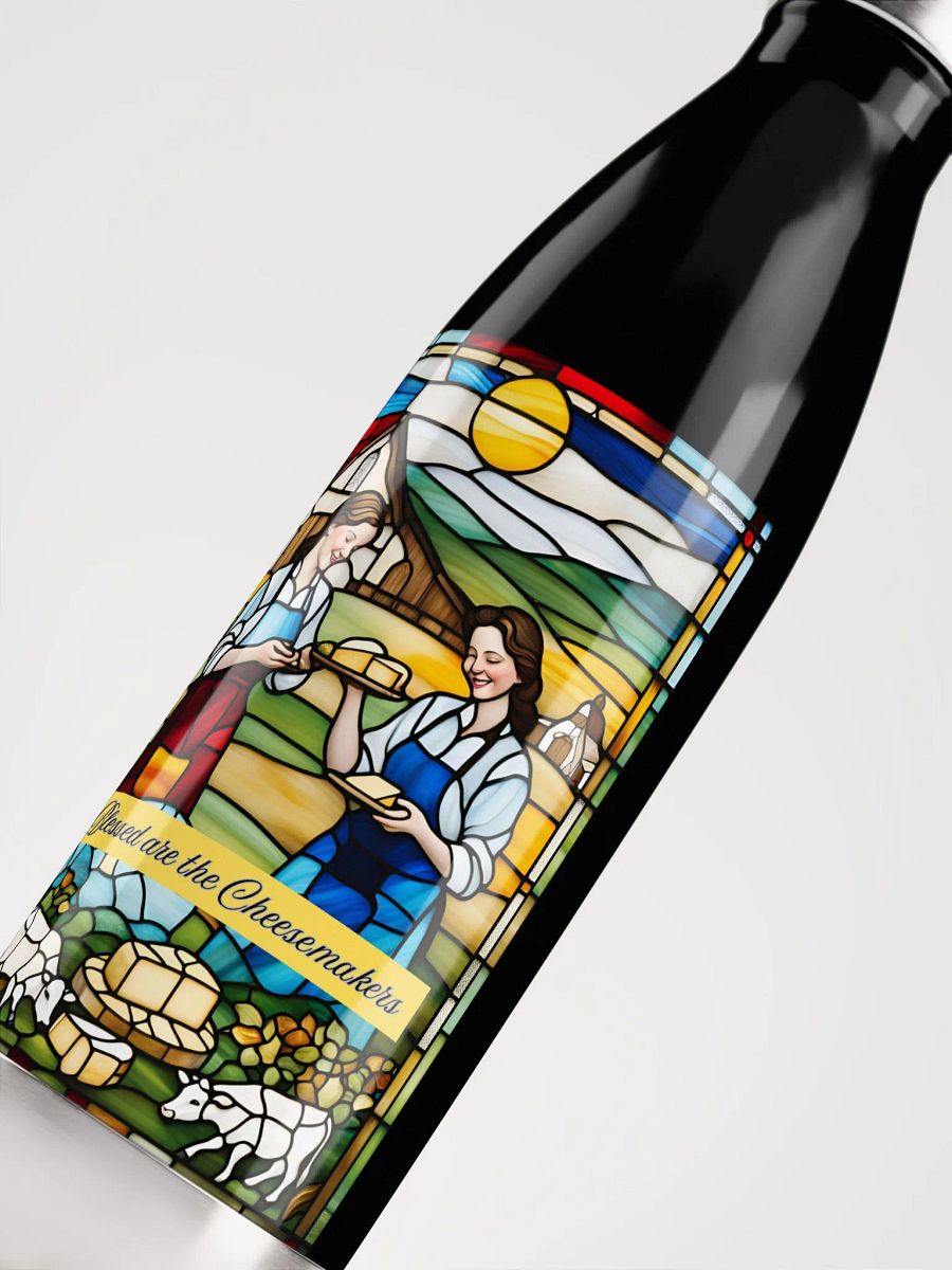 Blessed are the Cheesemakers 17oz Stainless Steel Water Bottle #04 product image (9)