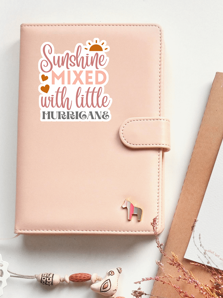 Sunshine Mixed With Little Hurricane Sticker product image (1)