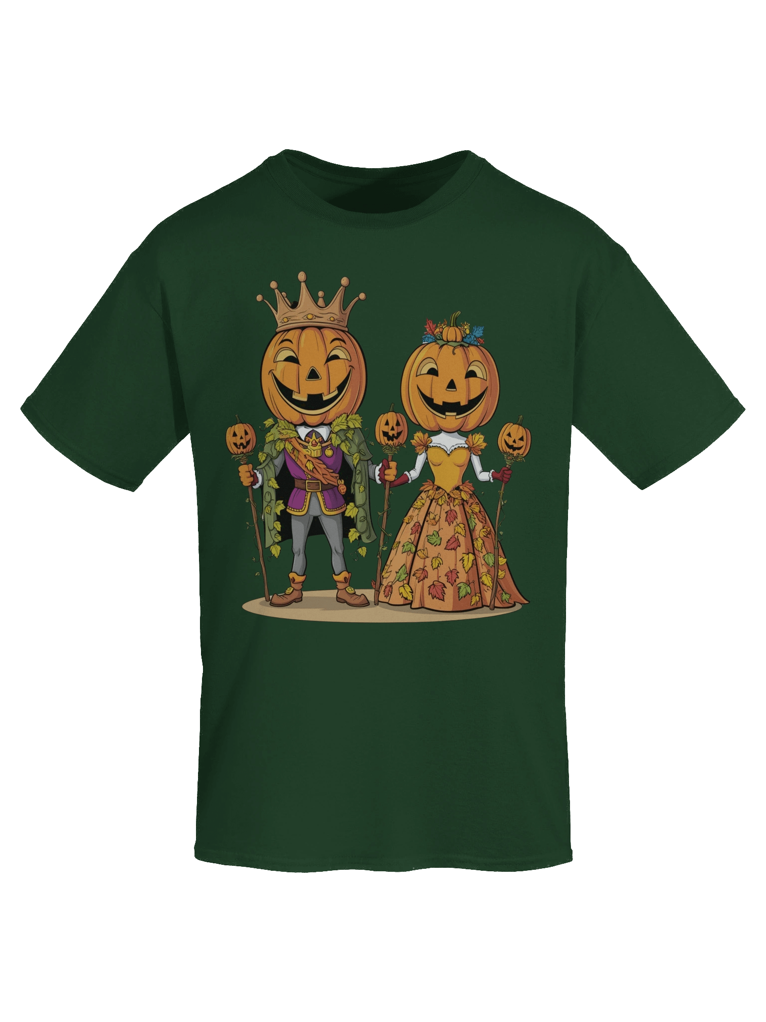 king and queen pumpkin unisex shirt product image (8)