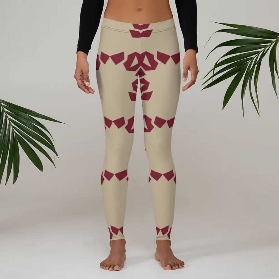Symmetric Chic: Custom All-Over Print Leggings product image (3)