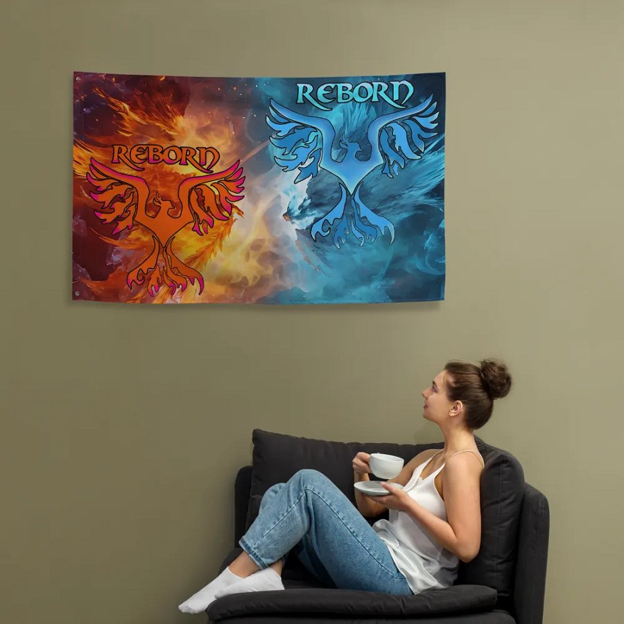 Phoenix All-Over Flag product image (12)