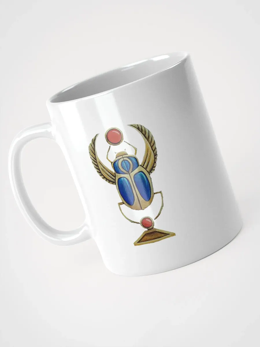 Egyptian Scarab Mug (White) product image (7)