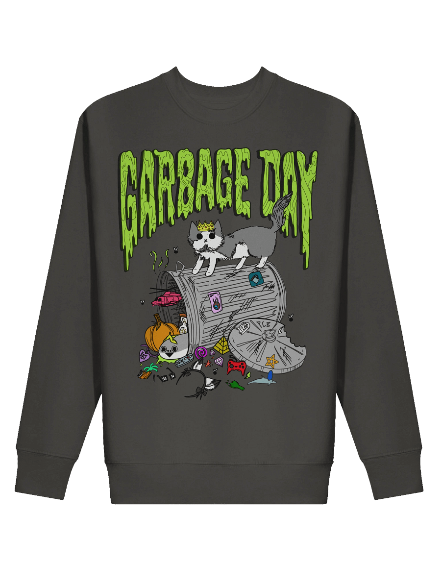 garbage day crew neck sweater product image (2)