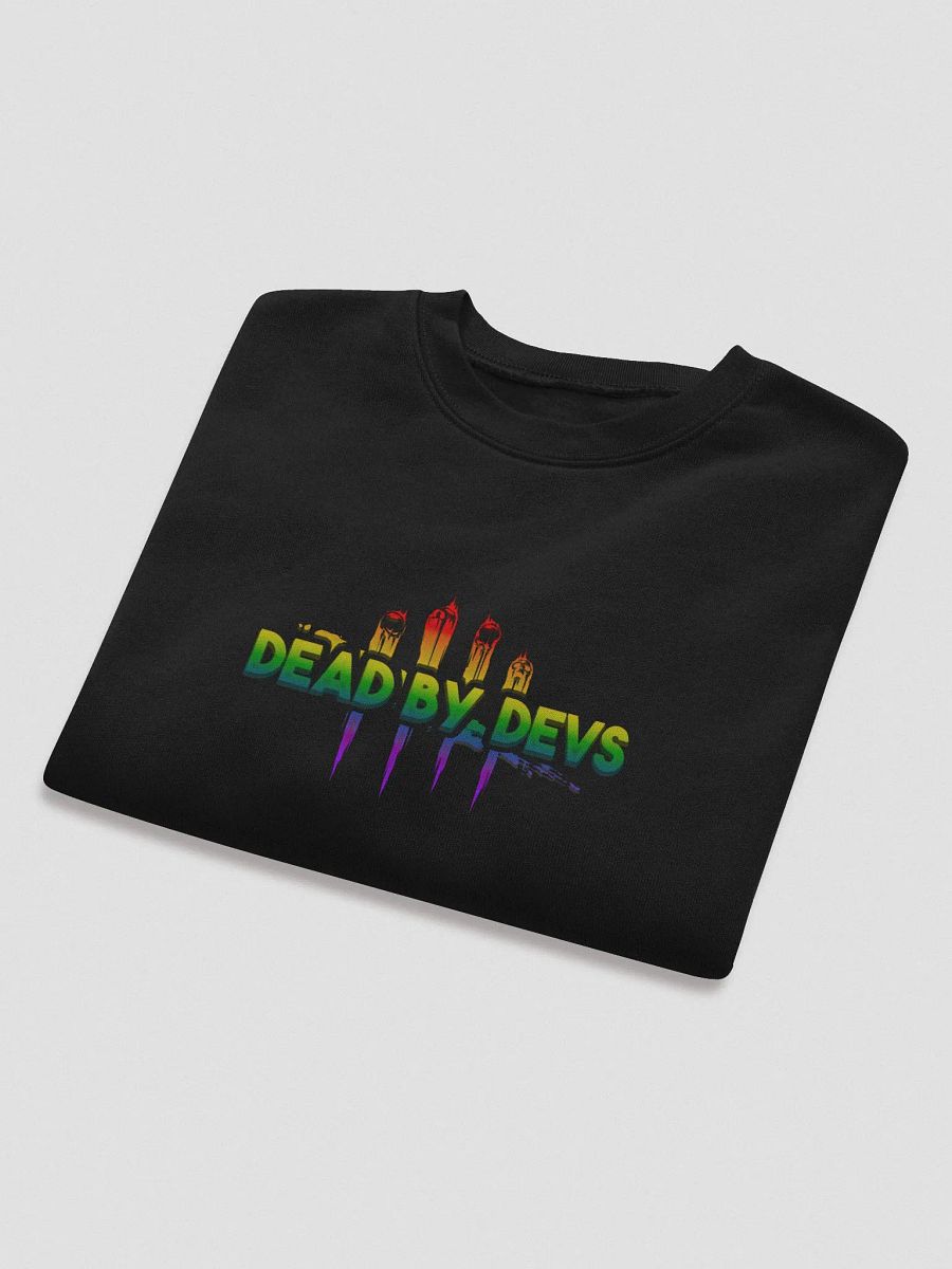 DEAD BY DEVS | CUSTOM PRINT WOMEN'S CROP CREWNECK product image (5)