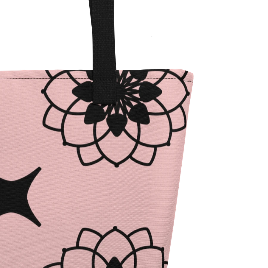 Gorgeous Blush and Black Pattern All Over Print Tote product image (3)