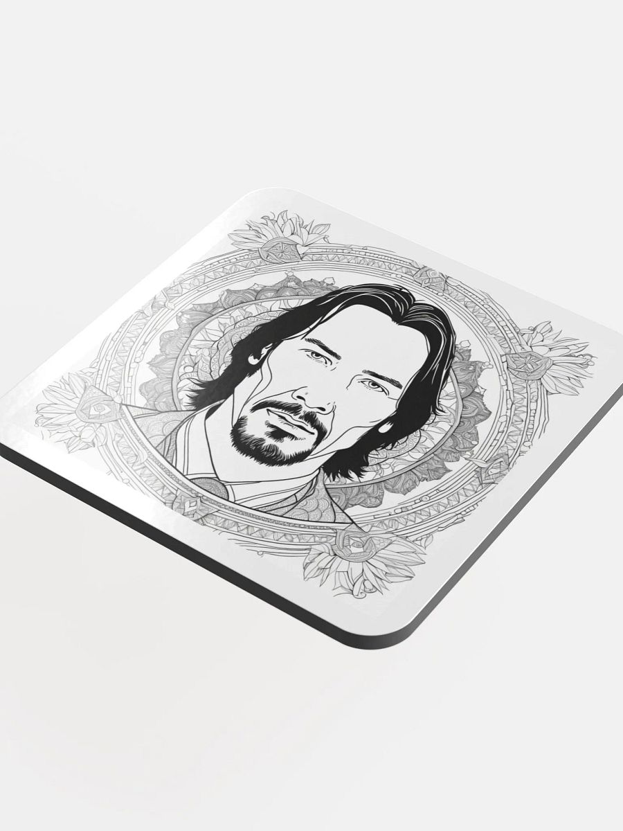 Ornate Mandala Man Cork Coaster product image (4)