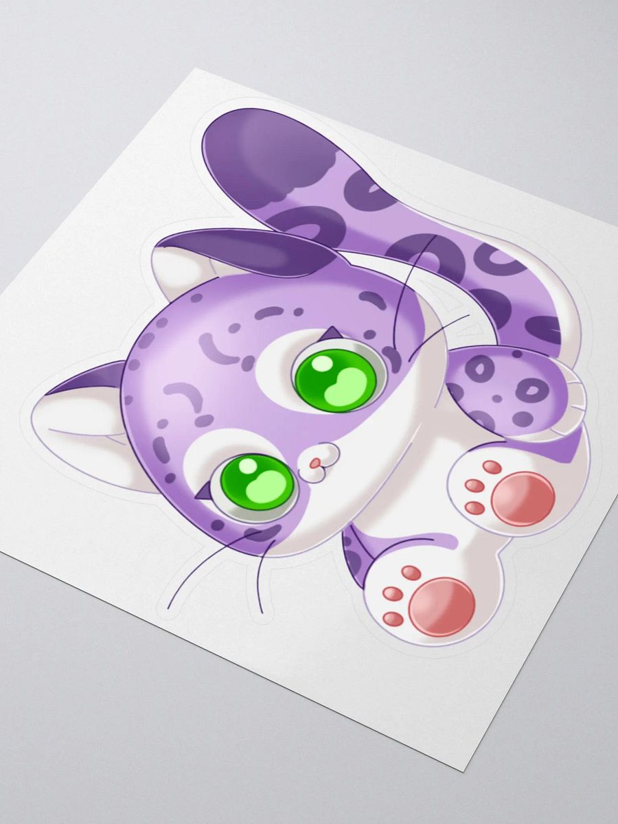 Katalae the SnowLeopard Plush Sticker product image (7)