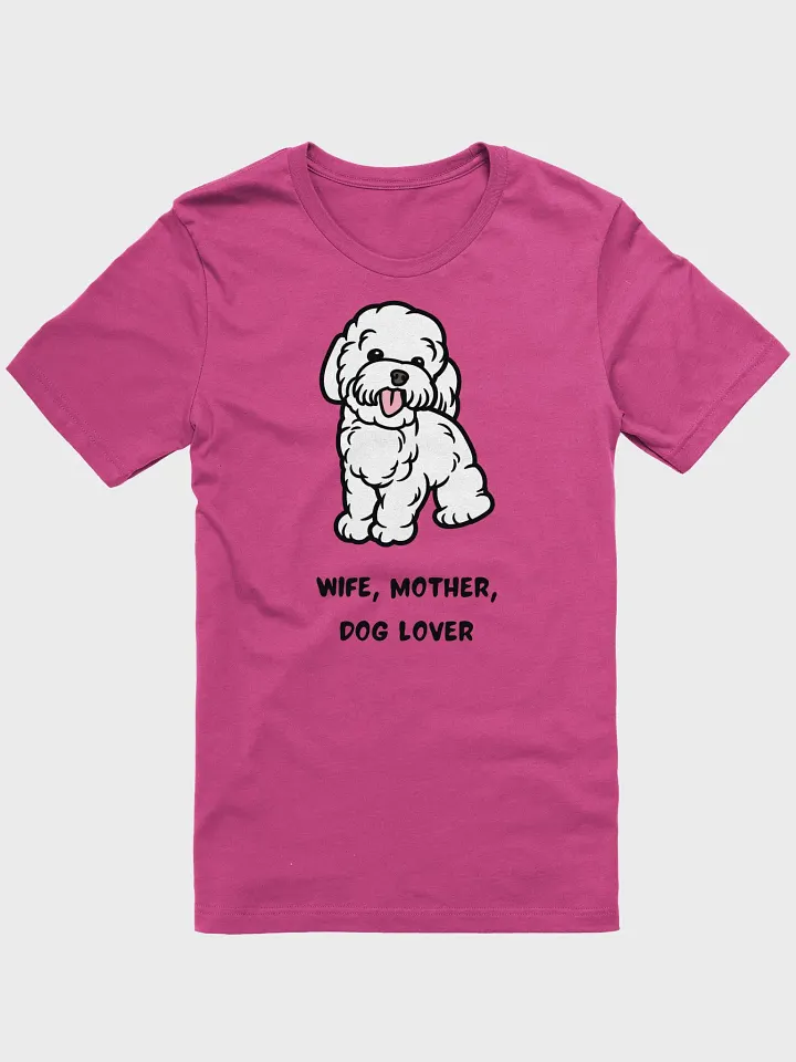 Wife Mother Dog Lover Cartoon T-Shirt product image (2)