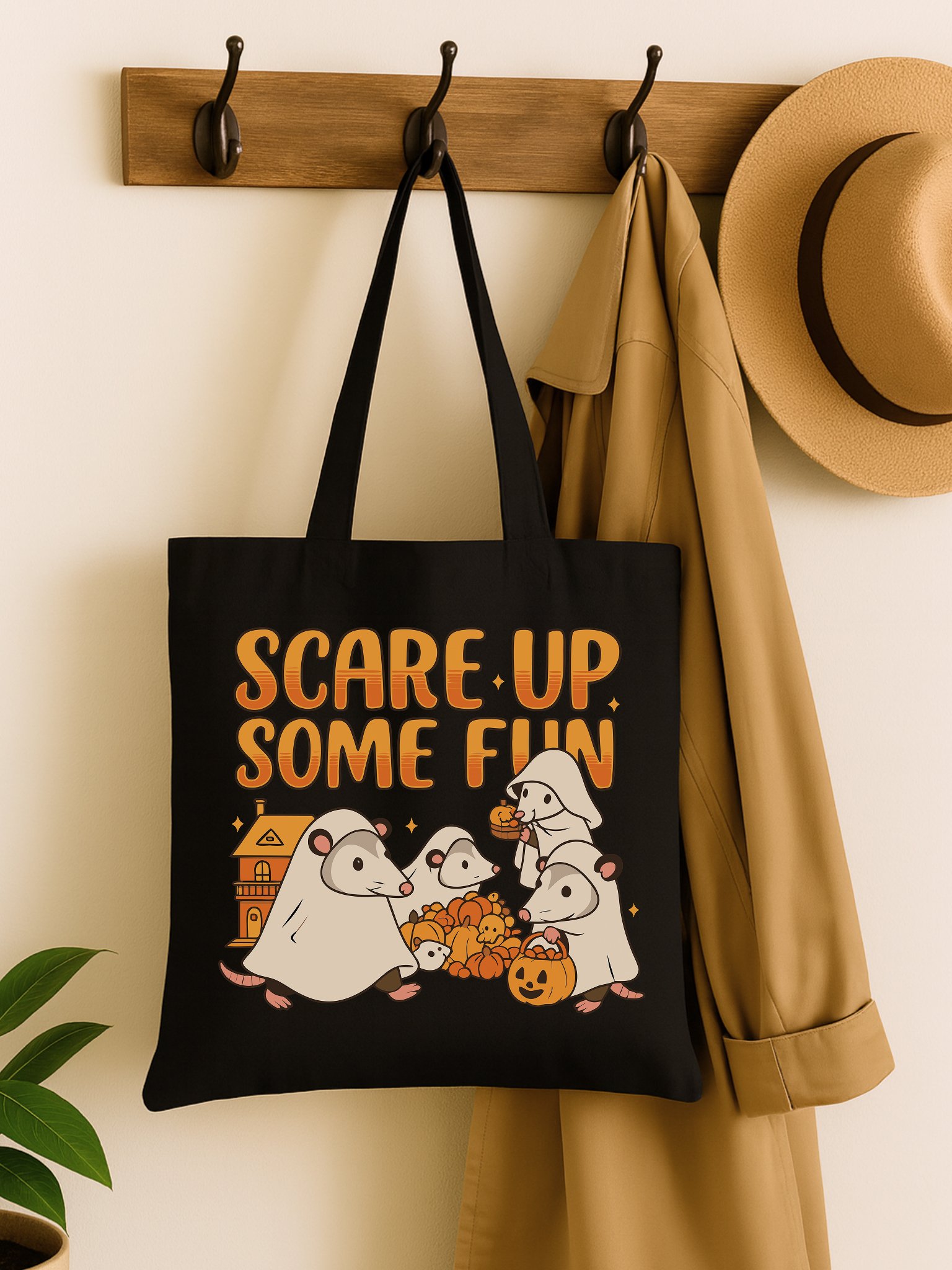 Scare Up Some Fun – Halloween Opossum Digital Print product image (4)