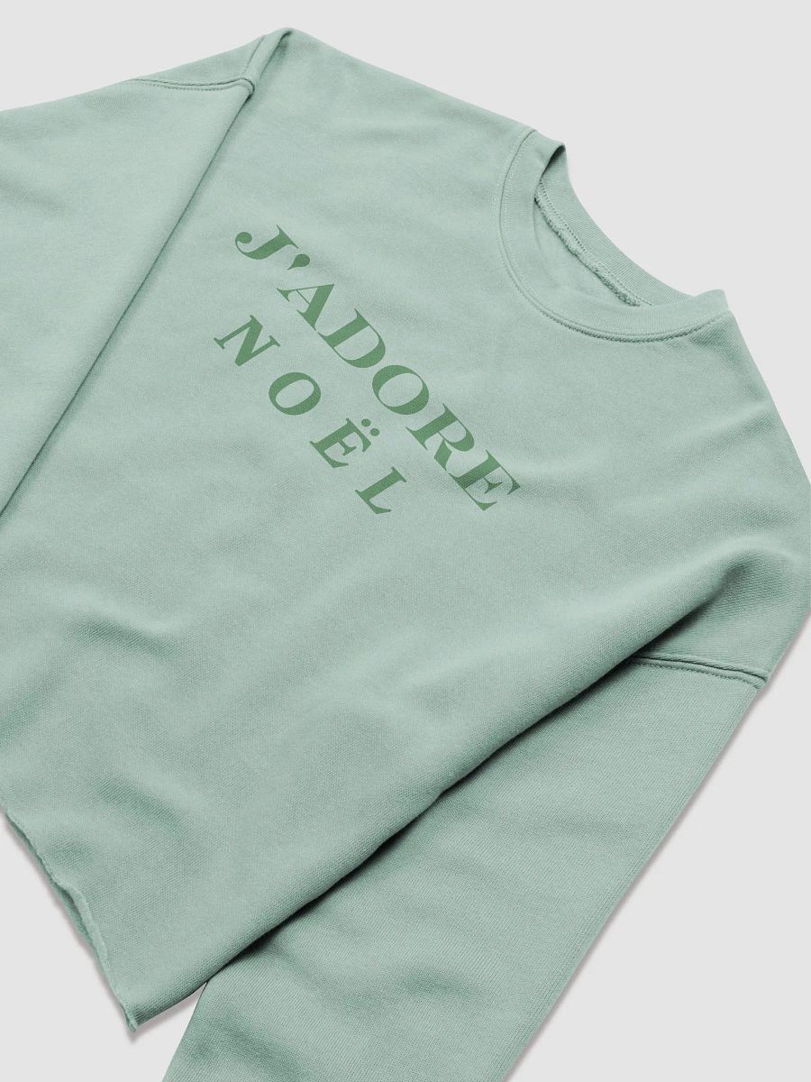 J'ADORE NOËL - Bella+Canvas Women's Fleece Crop Sweatshirt product image (3)