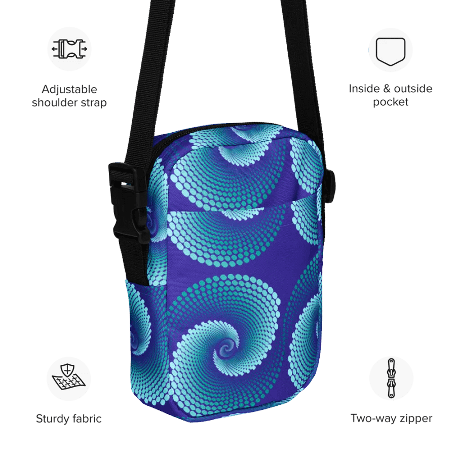 Spiral Motion All-Over Print Crossbody Bag for your mobile phone product image (11)