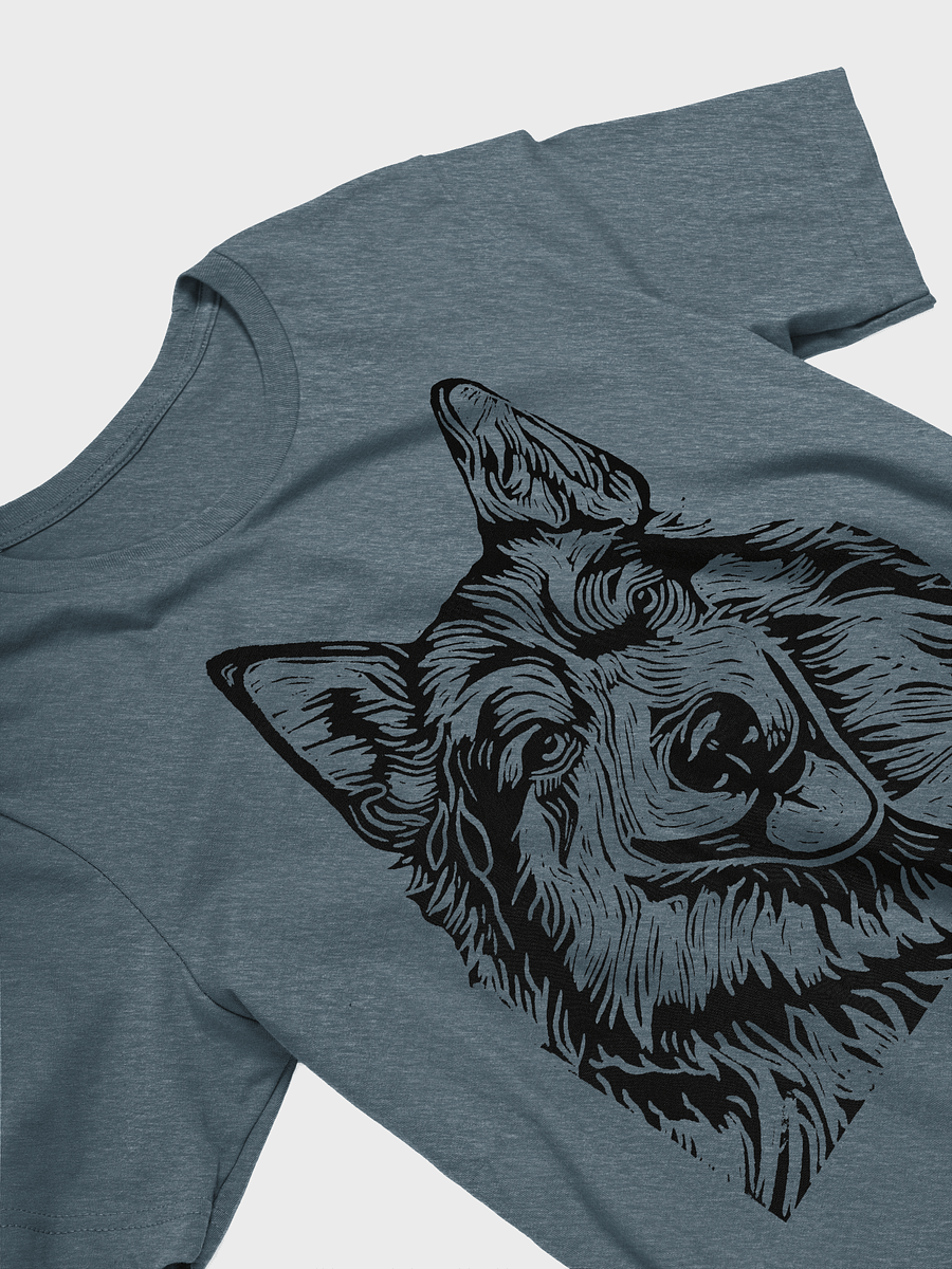 Smiling Pup Line Drawing T-Shirt product image (13)