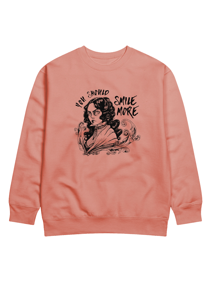 "SMILE MORE" Sweatshirt (Design #1) product image (1)