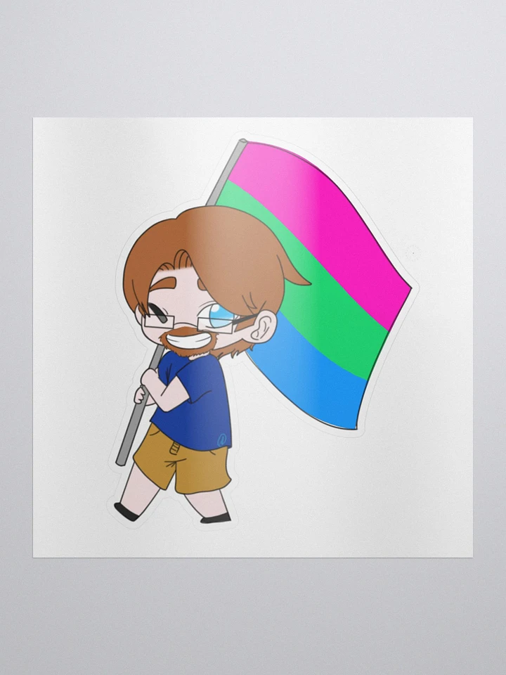 Shemp Polysexual Sticker! product image (1)