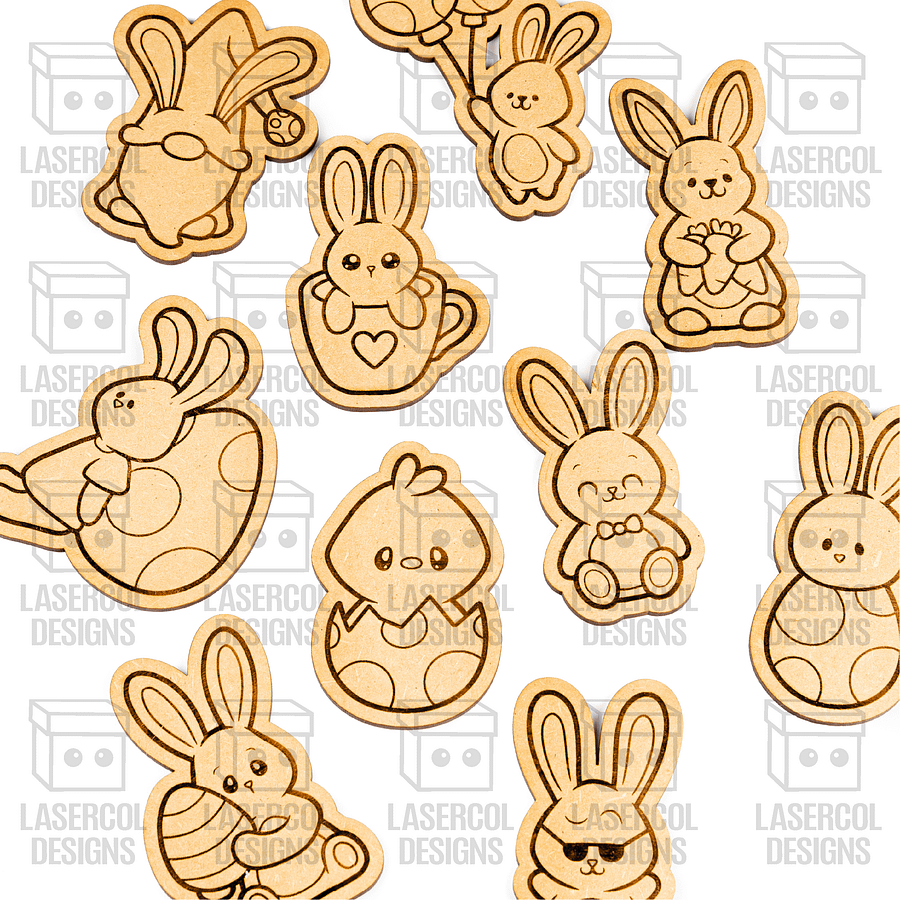 Easter Cut outs/Paint Kit Set 5 & Set 6 - Laser Cut Files product image (8)