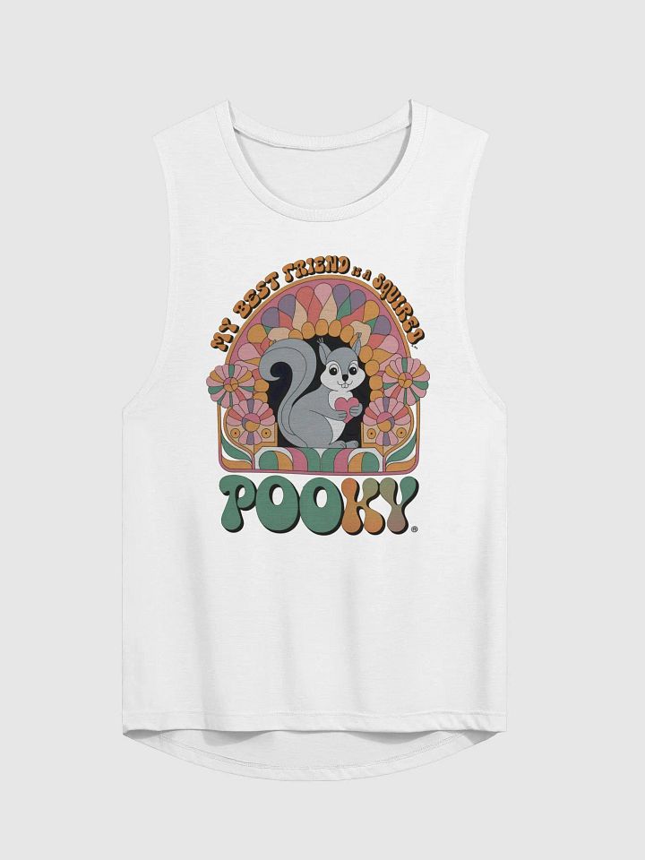 Pooky's Retro Squirrel Love Muscle Tank product image (1)