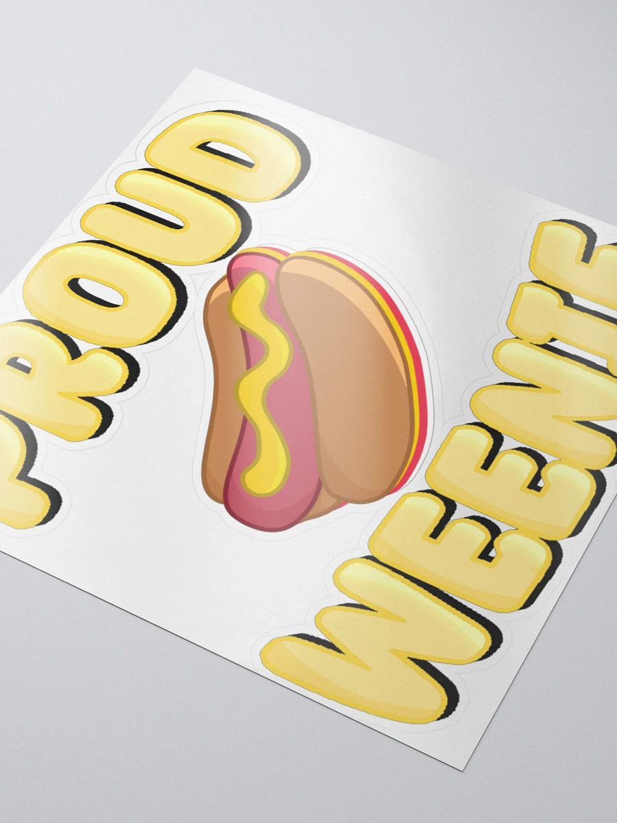Proud Weenie Sticker product image (3)