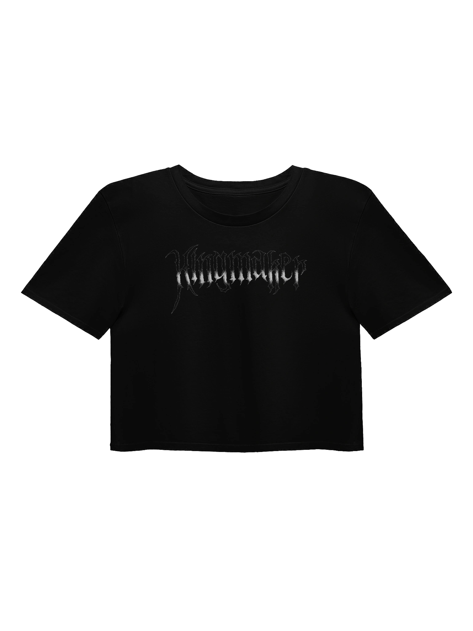 Kingmaker Essentials - Metal Logo (W) Cropped Shirt product image (1)