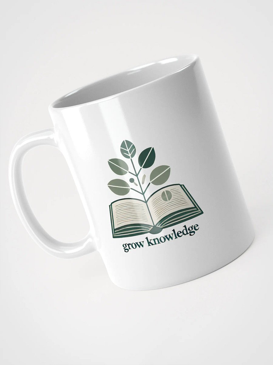 Grow Knowledge White Glossy Mug product image (7)