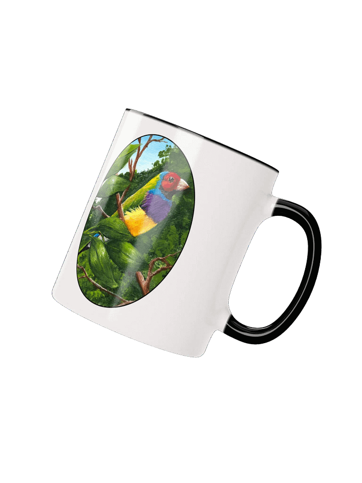Vibrant Gouldian Finch Ceramic Mug product image (10)
