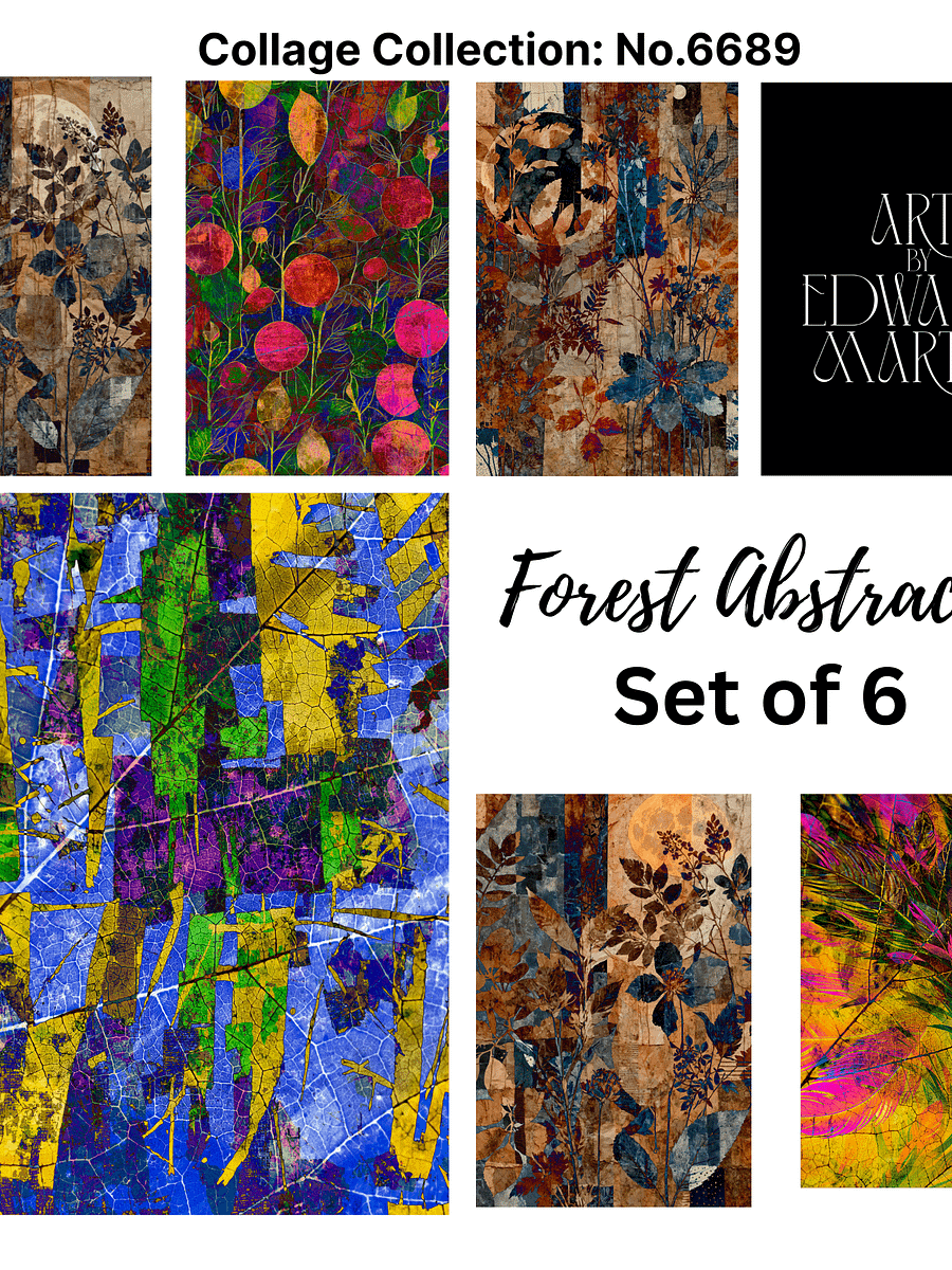 Collage Collection: No.6689 Forest Abstracts product image (1)