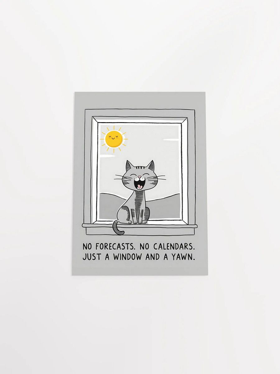 Sunlit Cat Window Print (No Frame) product image (4)