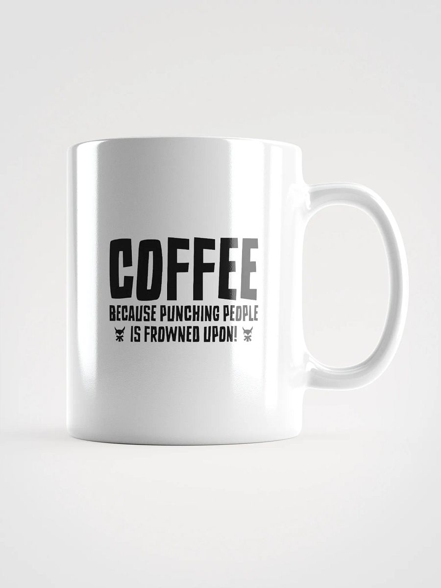 Punching People Is Frowned Upon Coffee Mug product image (1)
