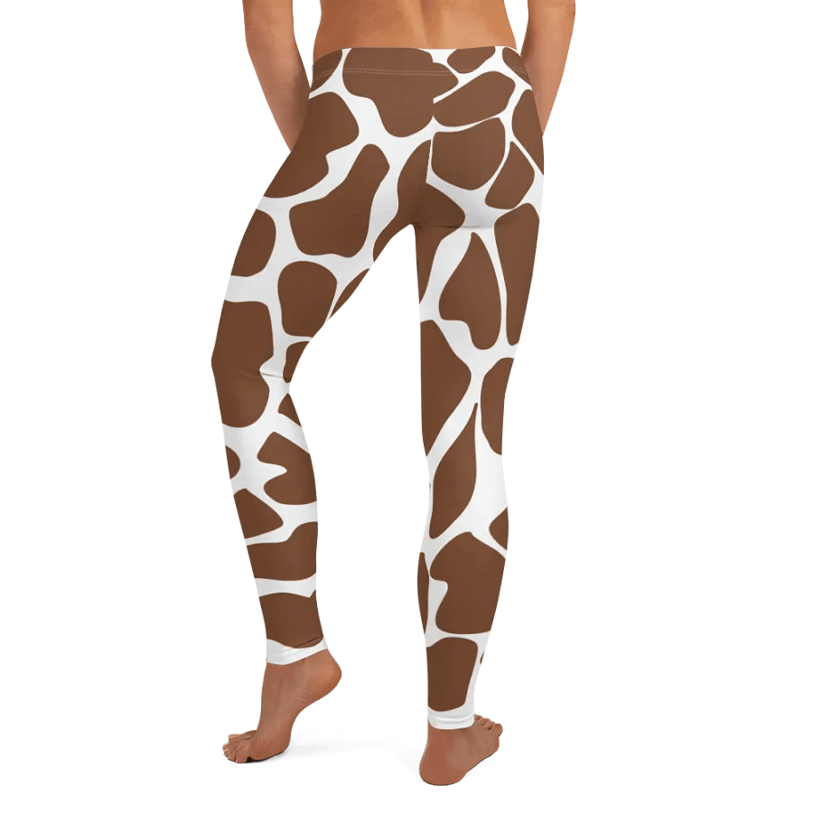 Dark Giraffe Print Leggings – Bold, Sleek & Ultra-Stylish for Any Occasion product image (8)
