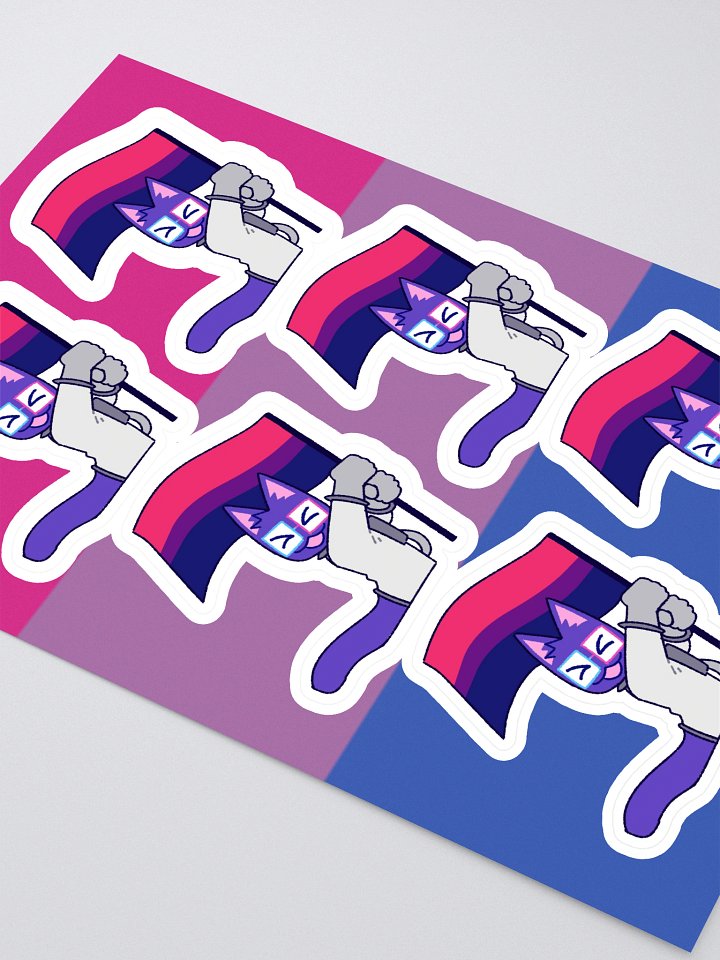 bisexual pride kaykay sticker sheet product image (2)